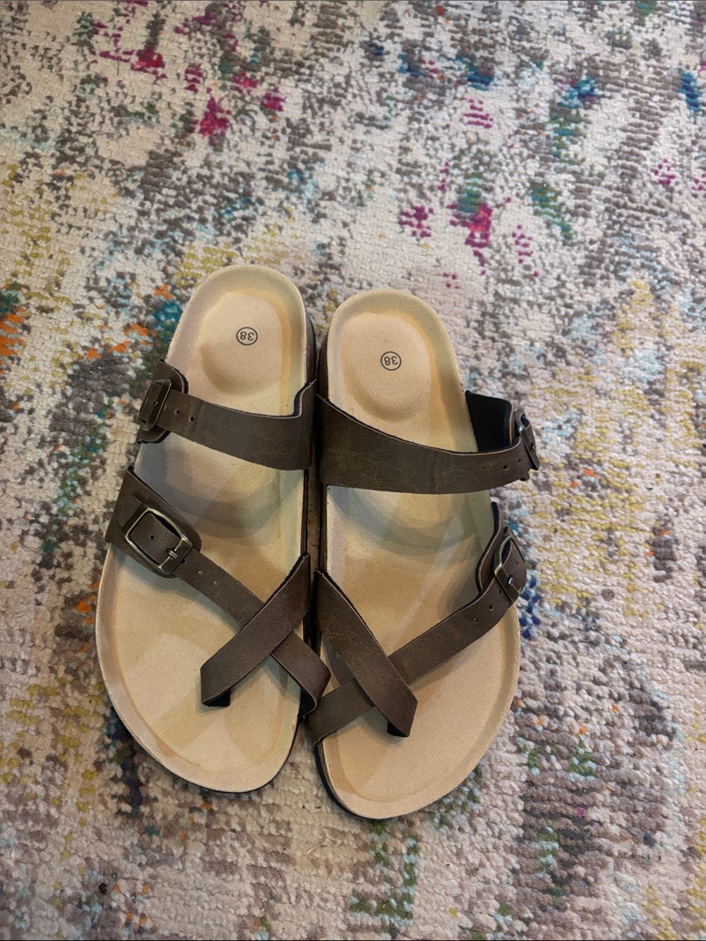 Size 7 strap sandals